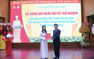 PGS-TS Vương Thị Ngọc Lan làm phó hiệu trưởng Trường ĐH Y dược TP HCM