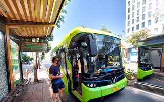 Xe buýt điện Vinbus chạy thí điểm đến đầu năm 2025