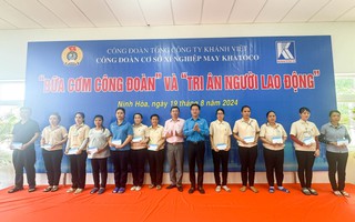 "Bữa cơm Công đoàn" ấm tình người lao động ở Xí nghiệp May Khatoco