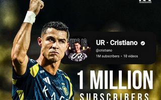 Ronaldo ra mắt kênh YouTube, phá kỷ lục trong 90 phút