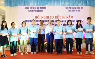 TP HCM: Hỗ trợ hơn 7 tỉ đồng cho học sinh khó khăn do dịch COVID-19