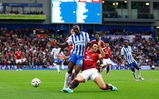 Brighton ghi bàn phút bù giờ, Man United thua đau tại sân AMEX