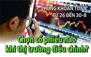 Chứng khoán tuần tới (từ 26 đến 30-8): Chọn cổ phiếu nào khi thị trường điều chỉnh?