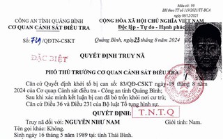 Truy nã Phó Tổng Giám đốc Newpot Quốc tế Nguyễn Như Nam