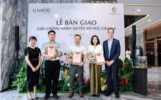 Masterise Homes bàn giao sổ hồng cho cư dân LUMIÈRE riverside theo đúng cam kết