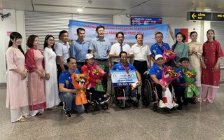 Ngày về của các tuyển thủ Paralympic Việt Nam