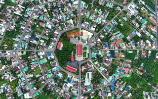 Độc đáo ngôi làng hình bát quái tại xứ trà Bảo Lộc