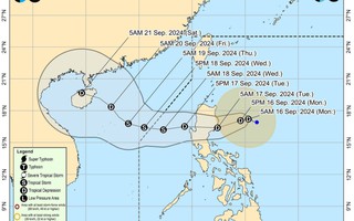 Thêm một áp thấp gần Philippines, có thể thành bão vào biển Đông