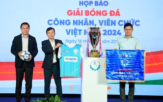 Bốc thăm chia bảng Giải Bóng đá công nhân, viên chức Việt Nam 2024