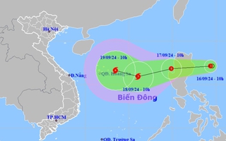 Áp thấp nhiệt đới sắp mạnh lên thành bão hướng vào  biển Đông