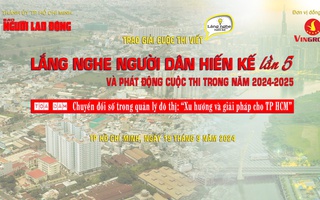 Báo Người Lao Động trao giải Cuộc thi "Lắng nghe người dân hiến kế"