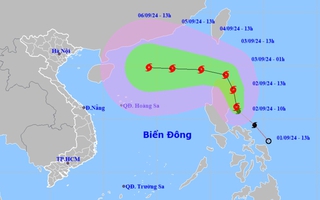 Bão Yagi khả năng mạnh lên giật cấp 15, có ảnh hưởng tới đất liền nước ta?