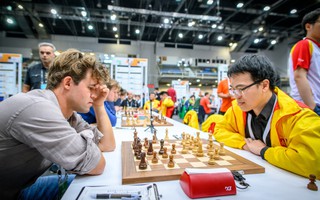 Tuyển Việt Nam cầm hòa Na Uy của "vua cờ" Carlsen tại Olympiad