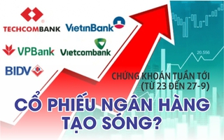 Chứng khoán tuần tới (từ 23 đến 27-9): Cổ phiếu ngân hàng tạo sóng?