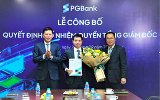 Có 16 cổ đông nắm hơn 97% vốn nhưng PGBank lại chọn một gương mặt lạ ngồi "ghế nóng"