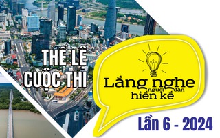 [Infographic] Thể lệ cuộc thi "Lắng nghe người dân hiến kế" lần 6