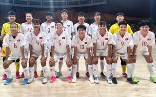 Futsal nữ Việt Nam ngược dòng thắng Đài Bắc Trung Hoa