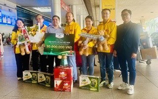 Các kỳ thủ Việt Nam trở về sau Olympiad cờ vua 2024