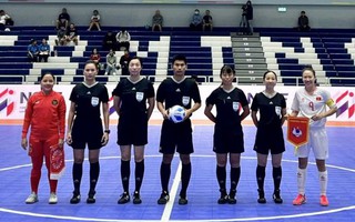 Tuyển futsal nữ Việt Nam thắng đậm Indonesia