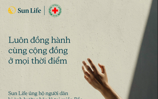 Sun Life Việt Nam đóng góp 1,8 tỉ đồng tiếp sức người dân bị thiệt hại do bão Yagi