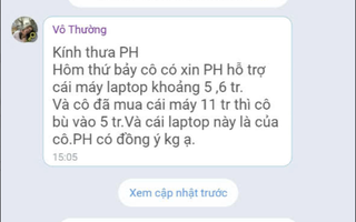 Vụ cô giáo "xin phụ huynh mua laptop bất thành": Lãnh đạo UBND quận 1 lên tiếng