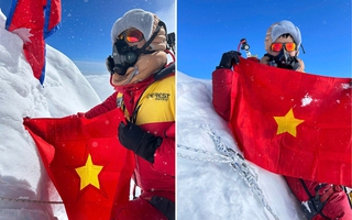 Người Việt chinh phục đỉnh núi Manaslu cao 8.163 m