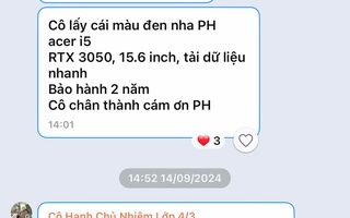 Cô giáo "xin phụ huynh mua laptop bất thành, không soạn đề cương ôn tập" bị tạm ngưng đứng lớp