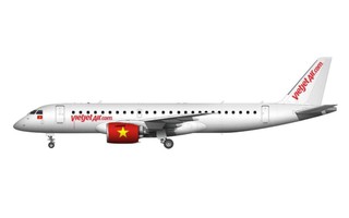 Vietjet Air thuê 2 máy bay Embraer bay thẳng Hà Nội - Côn Đảo