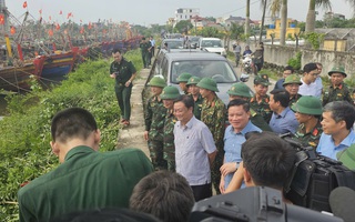 VIDEO: Bộ trưởng Lê Minh Hoan thị sát công tác phòng chống siêu bão Yagi tại Nam Định, Thái Bình