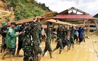 Một đại úy quân đội hy sinh khi làm nhiệm vụ phòng, chống bão số 3