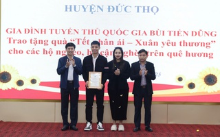 Vô địch ASEAN Cup, Bùi Tiến Dũng được tuyên dương ở quê nhà