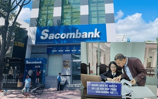 Tạm ngừng phiên tòa vụ "Sacombank phải trả khách hàng hơn 56 tỉ đồng"