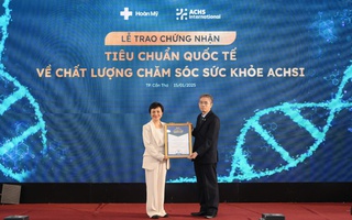 Bệnh viện đầu tiên ở ĐBSCL đạt chứng nhận ACHSI