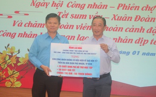 Đoàn viên - lao động TP HCM phấn khởi đón Xuân