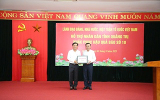 Thường trực Ban Bí thư Trần Cẩm Tú đến Quảng Trị, sẻ chia mất mát sau bão số 10 Bualoi