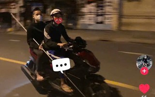 Xử lý nhóm thanh thiếu niên mang hung khí "diễu võ duơng oai" trên phố Đà Nẵng