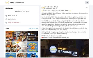 Một thương hiệu bánh mì 21 năm ở TP HCM đóng cửa