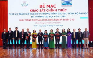 Trường ĐH Cửu Long nhận tin vui về kiểm định chất lượng đào tạo