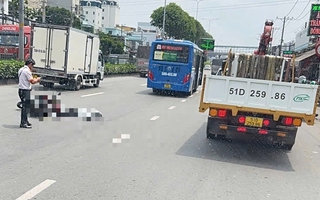 Một cô gái tử vong liên quan xe buýt ở TP HCM