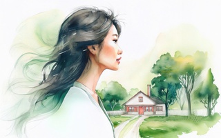 Những ô cửa nhìn ra hàng cây