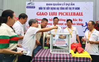 TP HCM: Tổ chức Giải giao lưu Pickleball gây quỹ hỗ trợ đồng bào vùng bão lũ