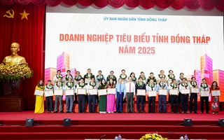 Đồng Tháp vinh danh doanh nghiệp, doanh nhân tiêu biểu