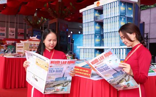 Không gian triển lãm Báo chí - Xuất bản tại Đại hội Đại biểu Đảng bộ TP HCM