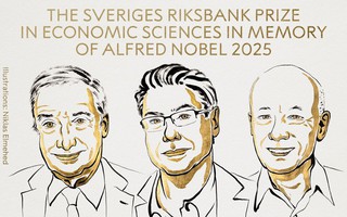 Giải Nobel Kinh tế 2025 đã có chủ