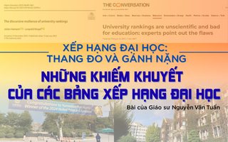 Những khiếm khuyết của các bảng xếp hạng đại học