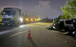 Bé gái 11 tháng tuổi trong vụ tai nạn trên đường từ Quảng Ngãi đi Đà Nẵng khám bệnh đã tử vong