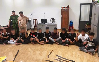 Nhóm thanh thiếu niên “báo đời”, tụ tập để đi chém người
