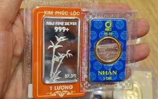 Giá bạc hôm nay 14-10: Tăng không kém giá vàng, bạc Phú Quý vượt xa mốc 2 triệu đồng