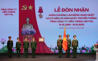Viettel Telecom nhận Huân chương Lao động hạng Nhất