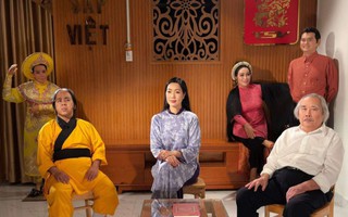 Bạch Long, Trịnh Kim Chi xúc động khi đóng phim "Sau cánh màn nhung" VTV 9